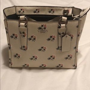 Coach floral handbag